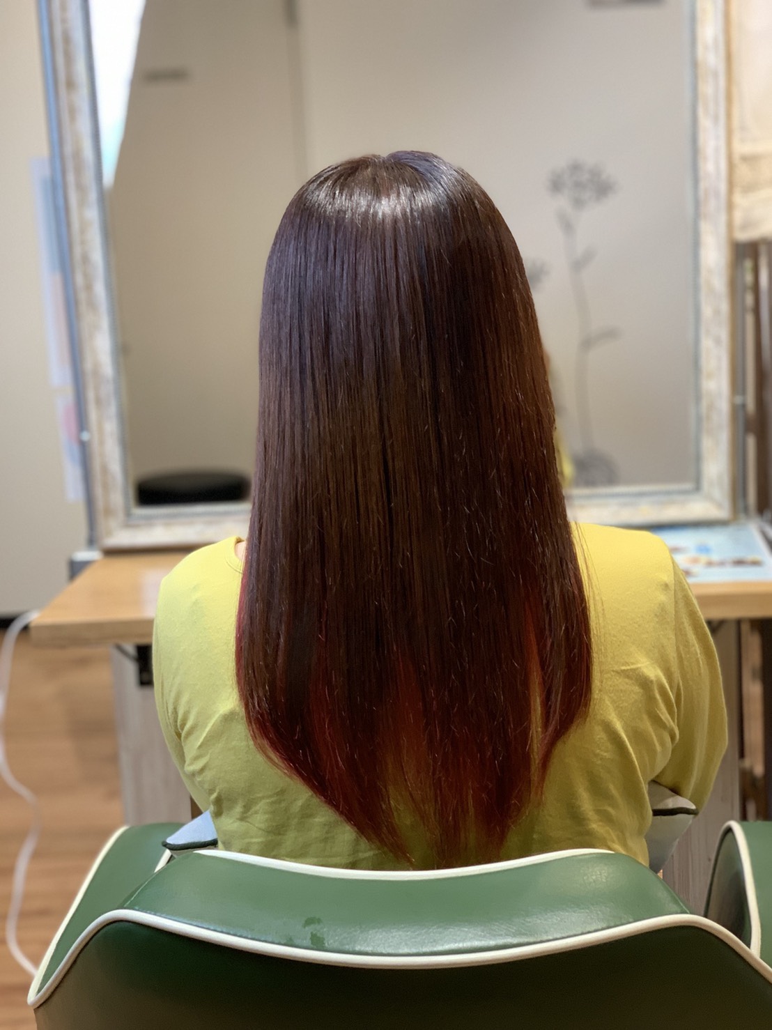 S  31023114 - インナーカラー×レッドブラウン